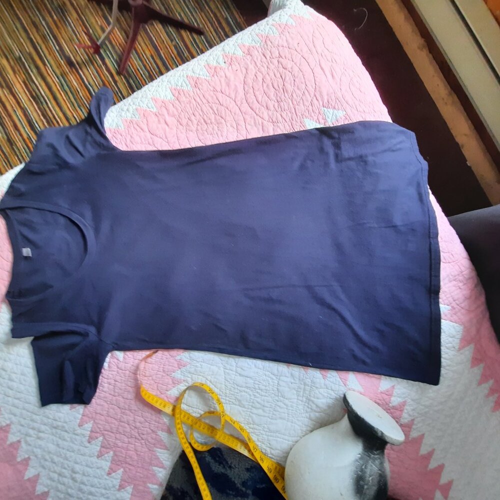American Apparel navy Coton dress